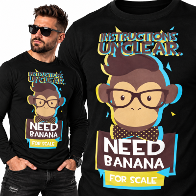 LONGSLEEVE ŚMIESZNY  NEED BANANA